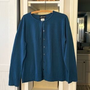 Sag Harbor Teal Knit Sweater